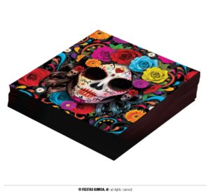 BOLSA 12 SERVILLETAS CATRINA 33X33 CMS