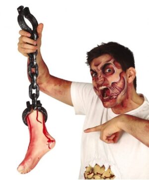 PIE CON CADENA 65 CM