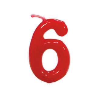 VELA CUMPLEAÑOS Nº 6