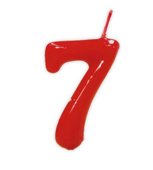 VELA CUMPLEAÑOS Nº 7