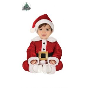 DISFRAZ PAPA NOEL DELUXE BEBE18-24  MESES
