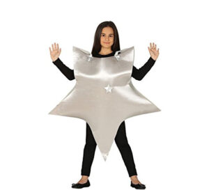 DISFRAZ ESTRELLA PLATA 5-6 AÑOS