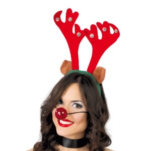 DIADEMA CON CUERNOS DE RENO