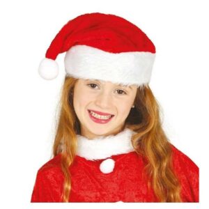 GORRO PAPA MAMA NOEL LUJO  INFANTIL 34 CM