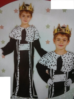 DISFRAZ REY MAGO AZUL MARINO 5-6 AÑOS