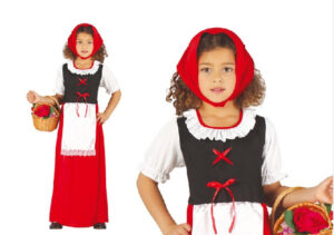 DISFRAZ PASTORCITA ROJA INFANTIL 5-6 AÑOS