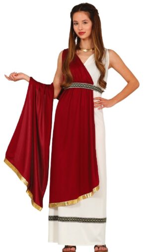 DISFRAZ ROMANA BANDA GRANATE ADULTO 14-16 AÑOS