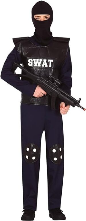 DISFRAZ POLICIA SWAT 14-16 AÑOS