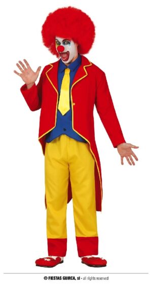 DISFRAZ PAYASO TRAJE CLOWN SUIT ADULTO T.M 48 50