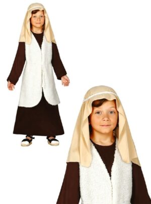 DISFRAZ HEBREO MARRON INFANTIL 5-6 AÑOS