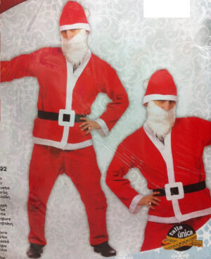 DISFRAZ PAPA NOEL ECONOMICO T.M 52-54