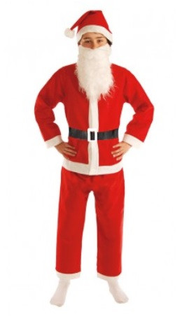 DISFRAZ PAPA NOEL INFANTIL 10-12 AÑOS