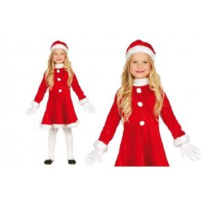 DISFRAZ MAMA NOEL EXTRA INFANTIL 3-4 AÑOS