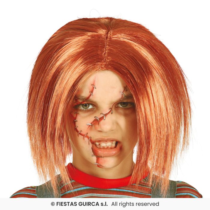 PELUCA MUÑECO ASESINO INFANTIL - Imagen 2