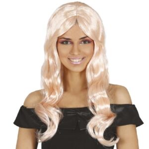 PELUCA MELENA RUBIA EN CAJA