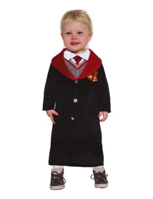 DISFRAZ MAGO HARRY ESTUDIANTE MAGIA 12-18 MESES