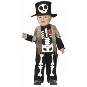 DISFRAZ DE ESQUELETO BABY BEBE 18-24 MESES