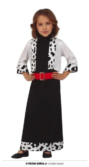 DISFRAZ CRUELA VILLANA 10-12 AÑOS