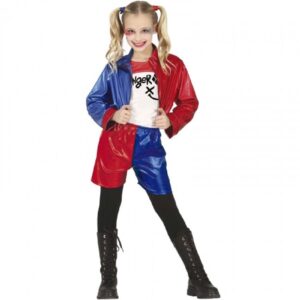 DISFRAZ HARLEY QUINN DANGEROUS GLAM 5-6 Años