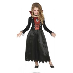 DISFRAZ VAMPIRESA ELEGANTE 3-4 AÑOS