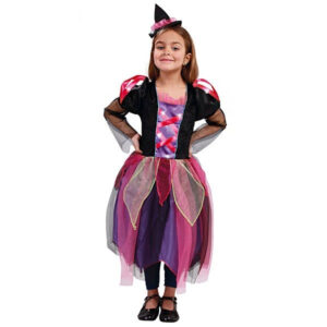 DISFRAZ BRUJA ROSA 7-9 AÑOS