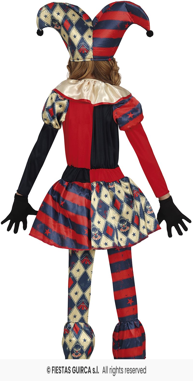 DISFRAZ DIAMOND HARLEQUIN 5-6 Años - Imagen 3