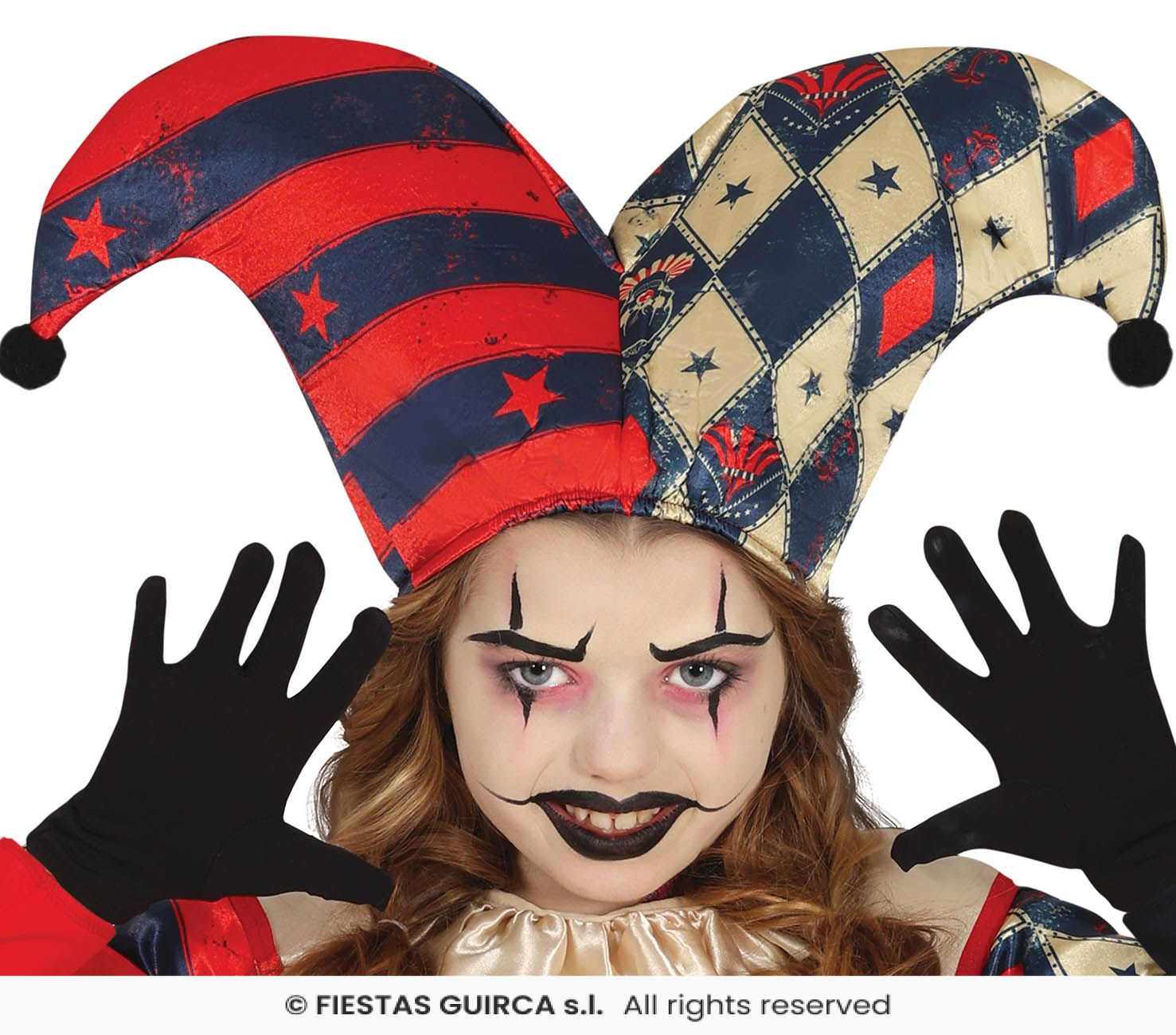 DISFRAZ DIAMOND HARLEQUIN 5-6 Años - Imagen 4