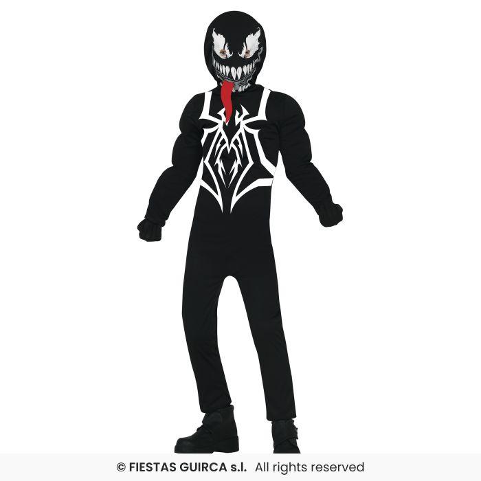 DISFRAZ LAGARTO NEGRO CREEPY HERO 5-6 Años - Imagen 2