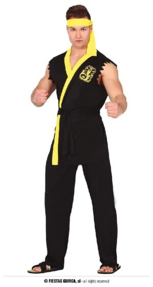 DISFRAZ SNAKE FIGHTER COBRA KAI KARATE T.L