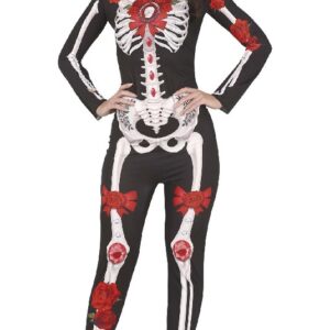 DISFRAZ CATRINA FLORES T.S 36-38