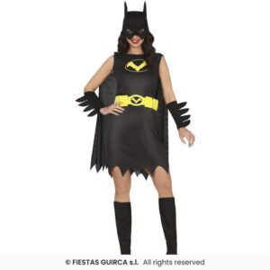 DISFRAZ YELLOW NIGHT HEROIN BATGIRL TALLA S