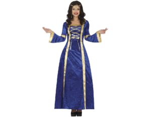 DISFRAZ DAMA MEDIEVAL AZUL (L)
