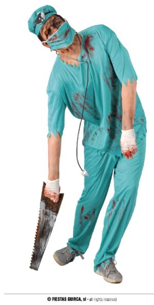 DISFRAZ CIRUJANO ZOMBIE T.L 52-54