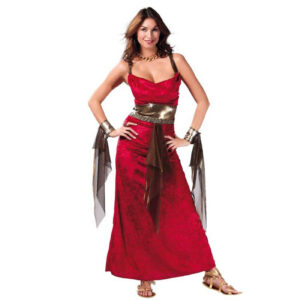 DISFRAZ MESALINA GRANATE ROMANA ADULTO