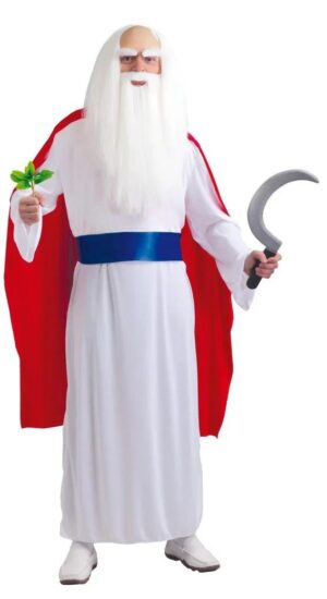 DISFRAZ DRUIDA PANORAMIX MAGO  ADULTO T.L