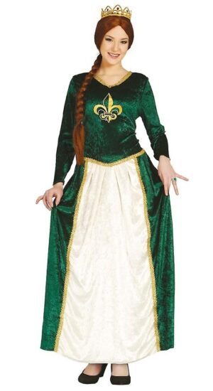 DISFRAZ REINA MEDIEVAL ADULTA TALLA L