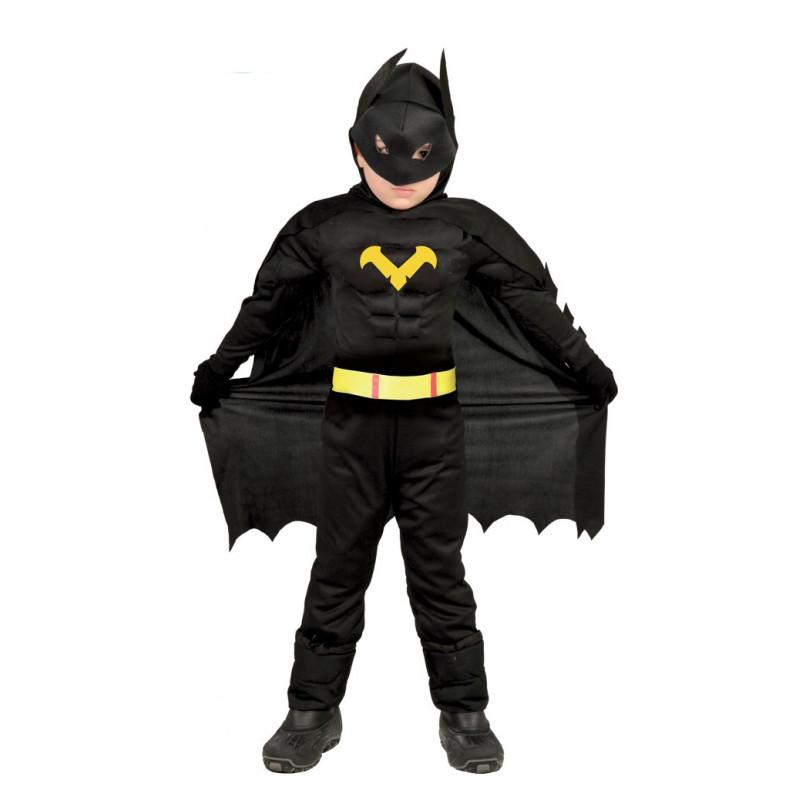 DISFRAZ BATMAN BLACK HERO 7-9 Años - Imagen 2