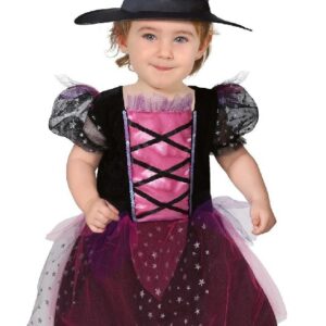 DISFRAZ BRUJITA MORADA BABY 12-18 MESES