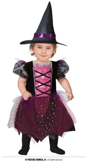 DISFRAZ BRUJITA MORADA BABY 18-24 MESES