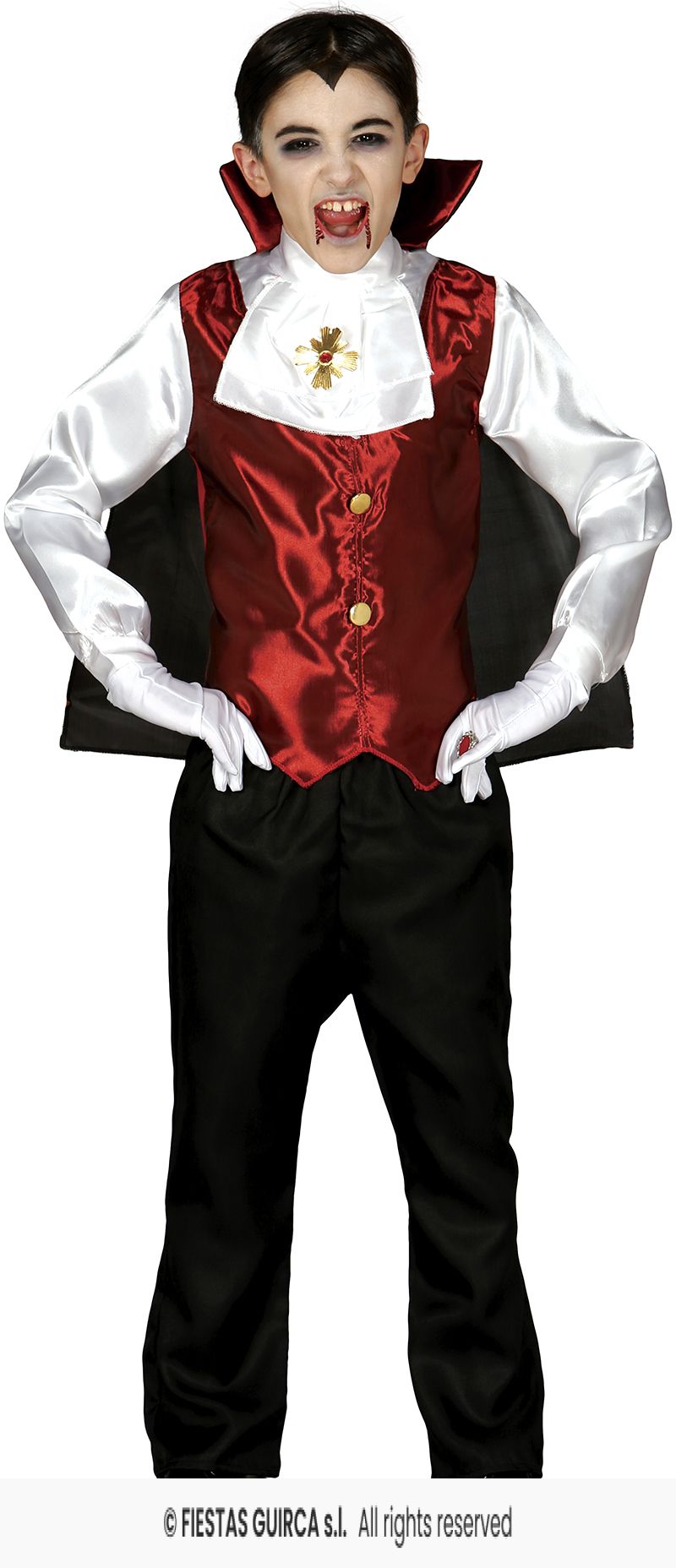 DISFRAZ DRACULA VAMPIRO 3-4 Años - Imagen 2