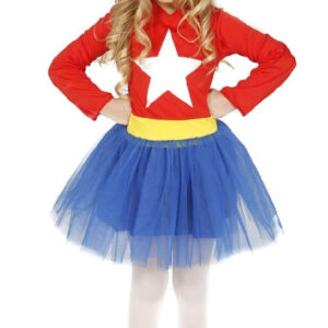 DISDFRAZ SUPERCHICA HEROINA ESTRELLA 7-9 AÑOS