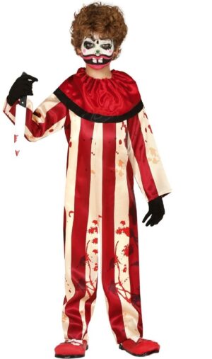 DISFRAZ DE PAYASO RAYAS 10-12 AÑOS