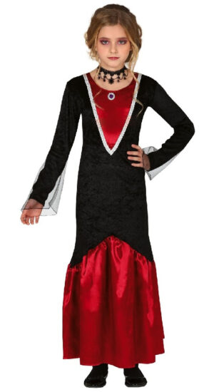 DISFRAZ VAMPIRESA ELEGANTE 5-6 AÑOS