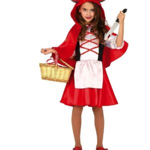 DISFRAZ CAPERUCITA CAPUCHA LOBO CAZADORA 7-9 AÑOS