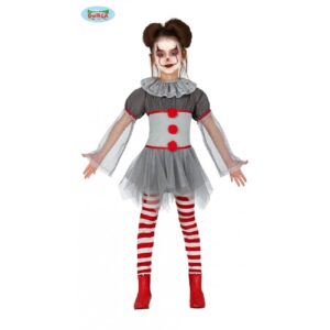DISFRAZ PAYASA IT BAD CLOWN GIRLS 7-9 Años