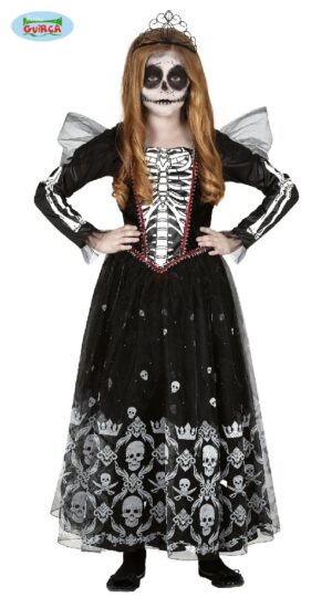 DISFRAZ SKELETON PRINCESS 5-6 AÑOS