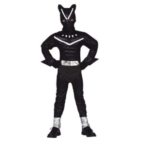 DISFRAZ BLACK FELINE PANTHER 5-6 AÑOS