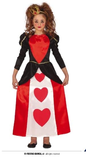 DISFRAZ MARQUESA CORAZONES, INFANTIL, 5 – 6 Años