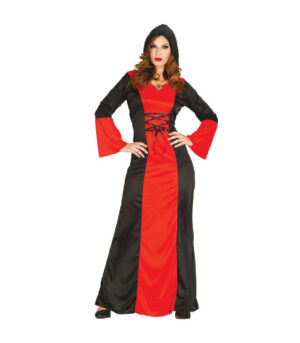 DISFRAZ VAMPIRESA HECHICERA ABADDON ADULTA T. L 42-44