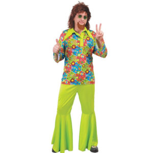 DISFRAZ HIPPIE FLOWER POWER (M)